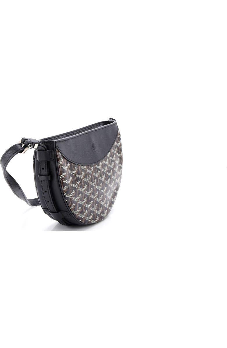 Pre-Owned Goyard Hirondelle Shoulder Bag Coated Canvas and Leather, Alternate, color, Black