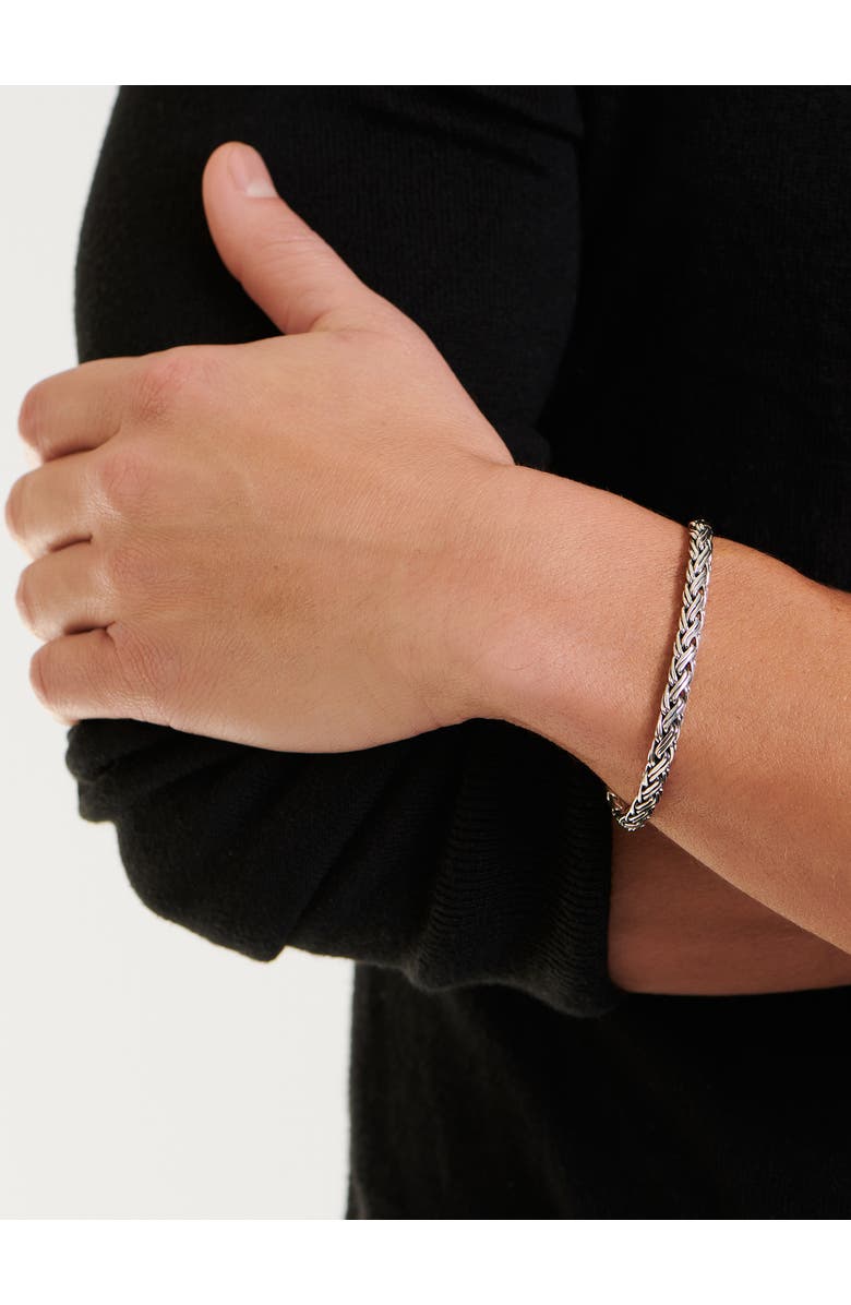 DEVATA Paddy Oval Chain Bracelet in Sterling Silver, 6mm, Alternate, color, Silver