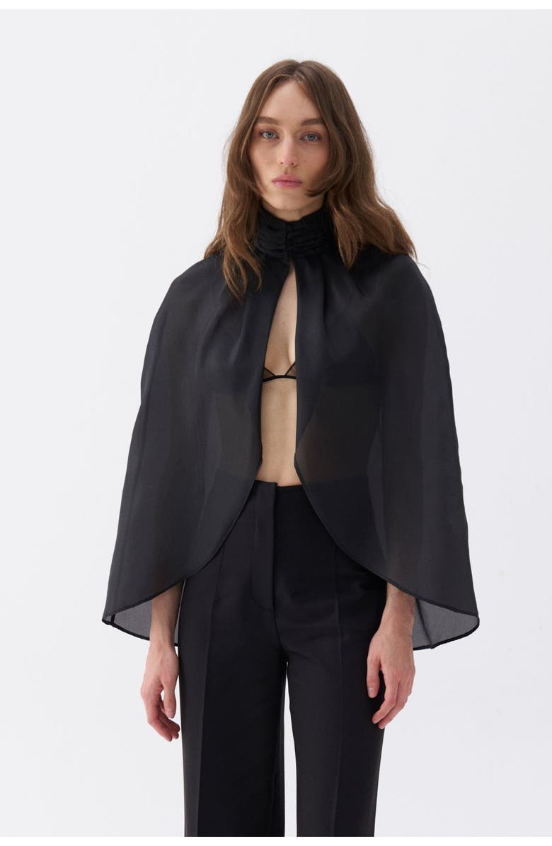 Nocturne Sheer Bolero Jacket, Main, color, 