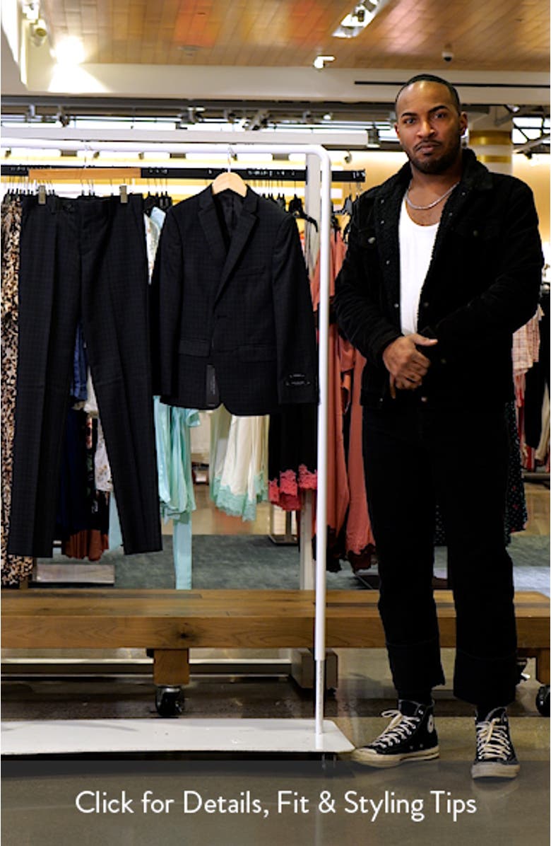 Kids' Check Slim Fit Suit, sales video thumbnail