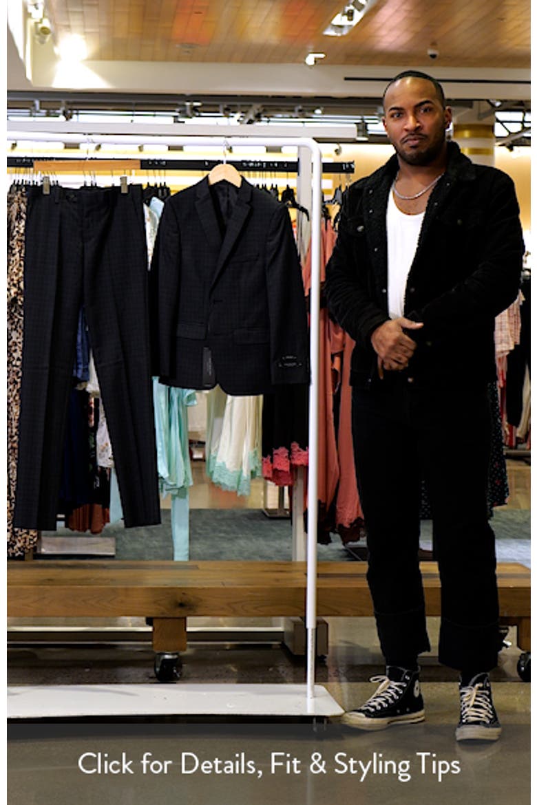 Kids' Check Slim Fit Suit video