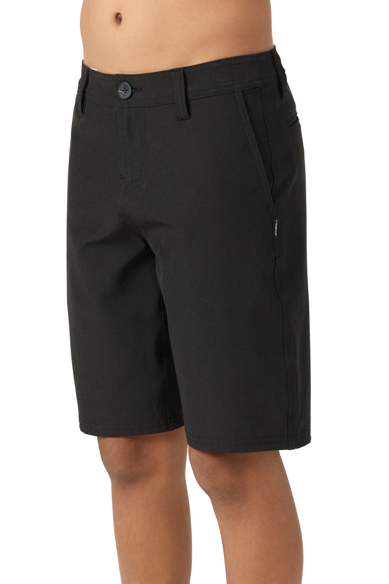 Kids' Reserve Heathered Swim Trunks, Alternate, color, HTHR BLACK