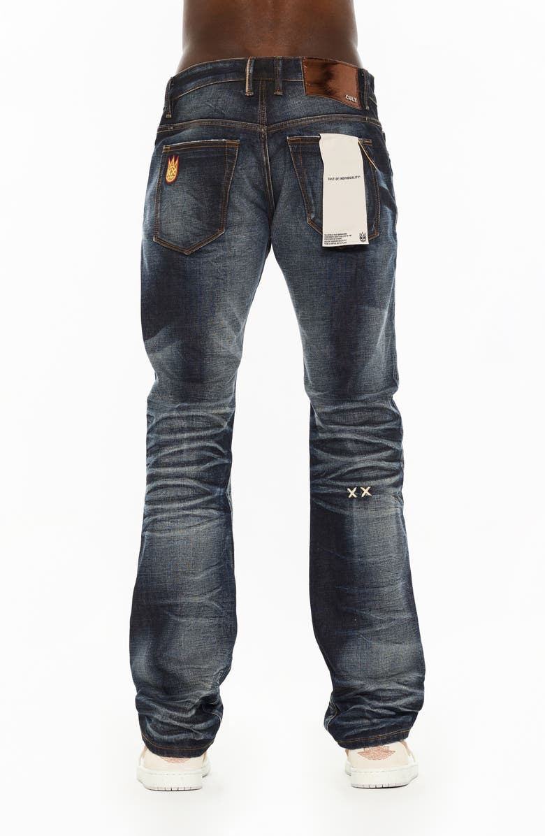 Cult of Individuality Rebel Distressed Straight Leg Jeans, Alternate, color,