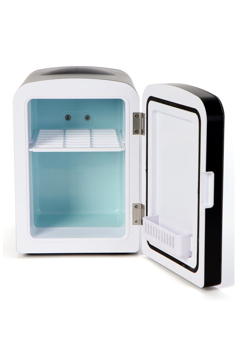 6-Can Mini Fridge, Alternate, color, BLACK