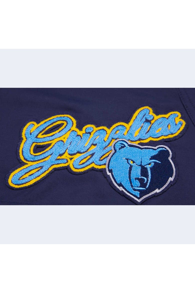 Women's Pro Standard  Navy Memphis Grizzlies Script Woven Shorts, Alternate, color, Navy