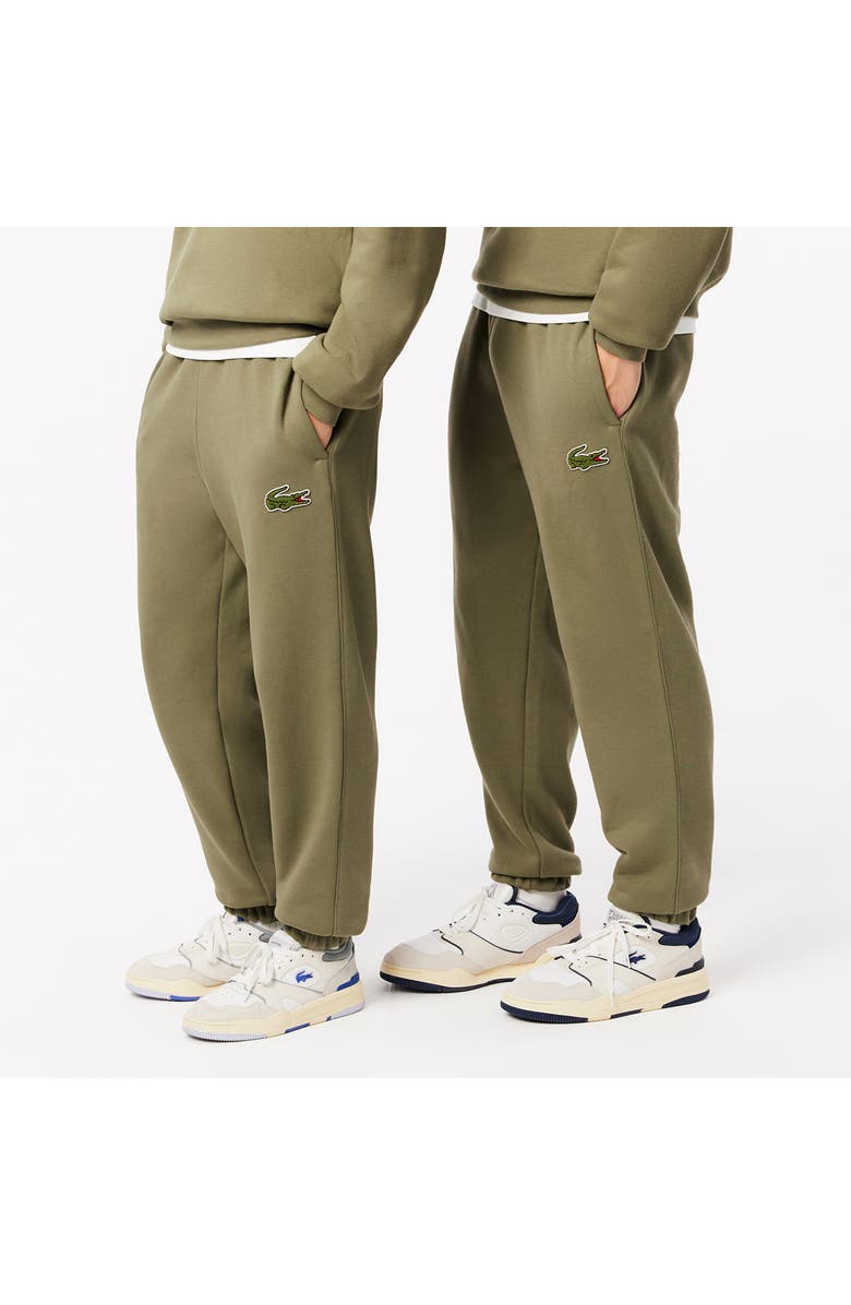 Lacoste Relaxed Fit Cotton Sweatpants, Alternate, color, Khaki