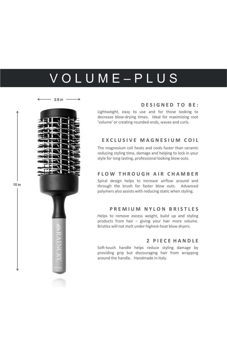 Raincry Volume Magnesium Plus Brush, Alternate, color, 
