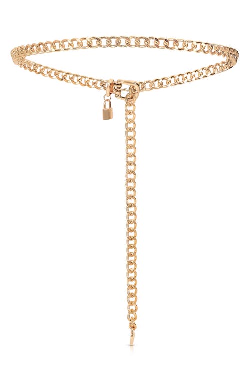 Ettika Lucky Link Adjustable Chain Belt