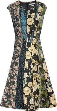 Jason Wu Collection Mixed Floral Jacquard Dress