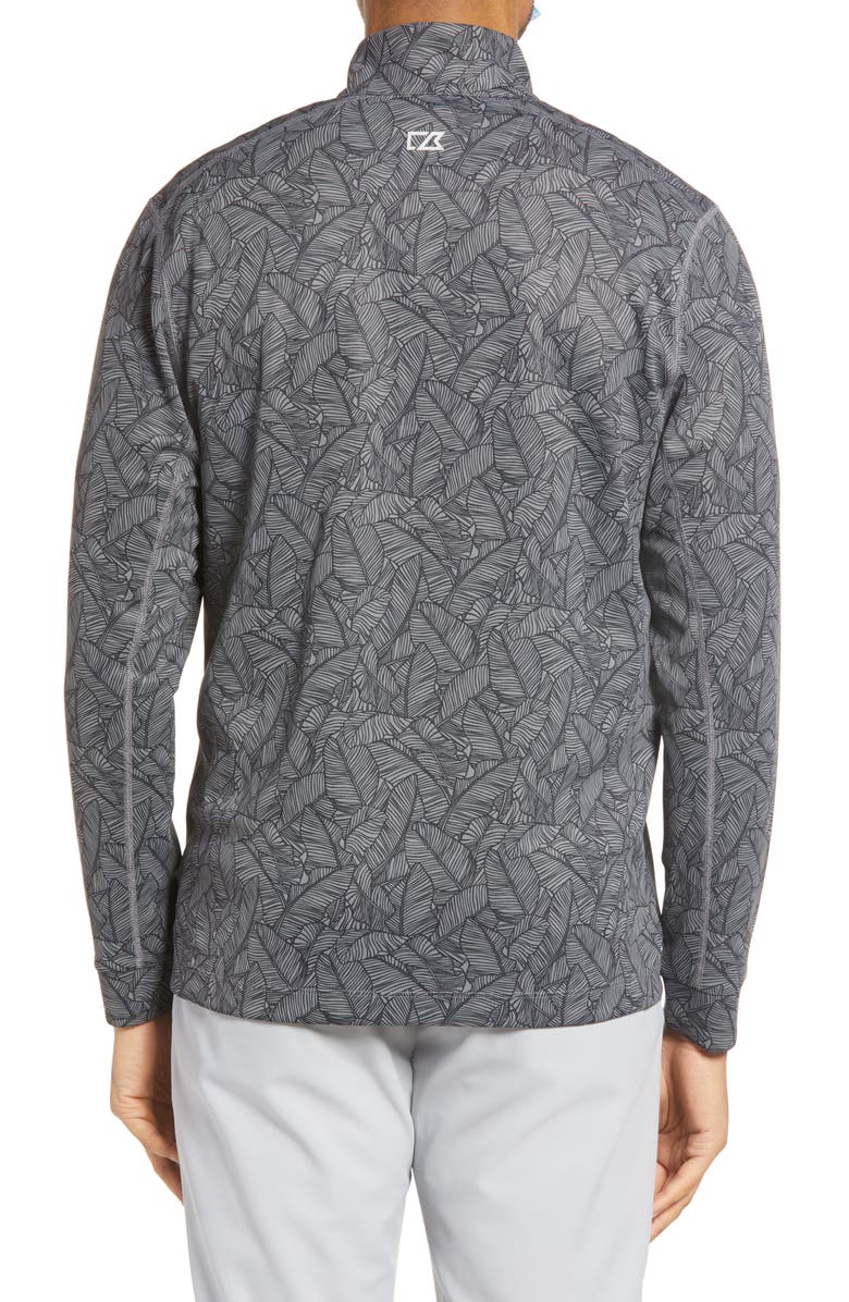 Cutter & Buck Traverse Stretch Print Half-Zip Pullover, Alternate, color, 