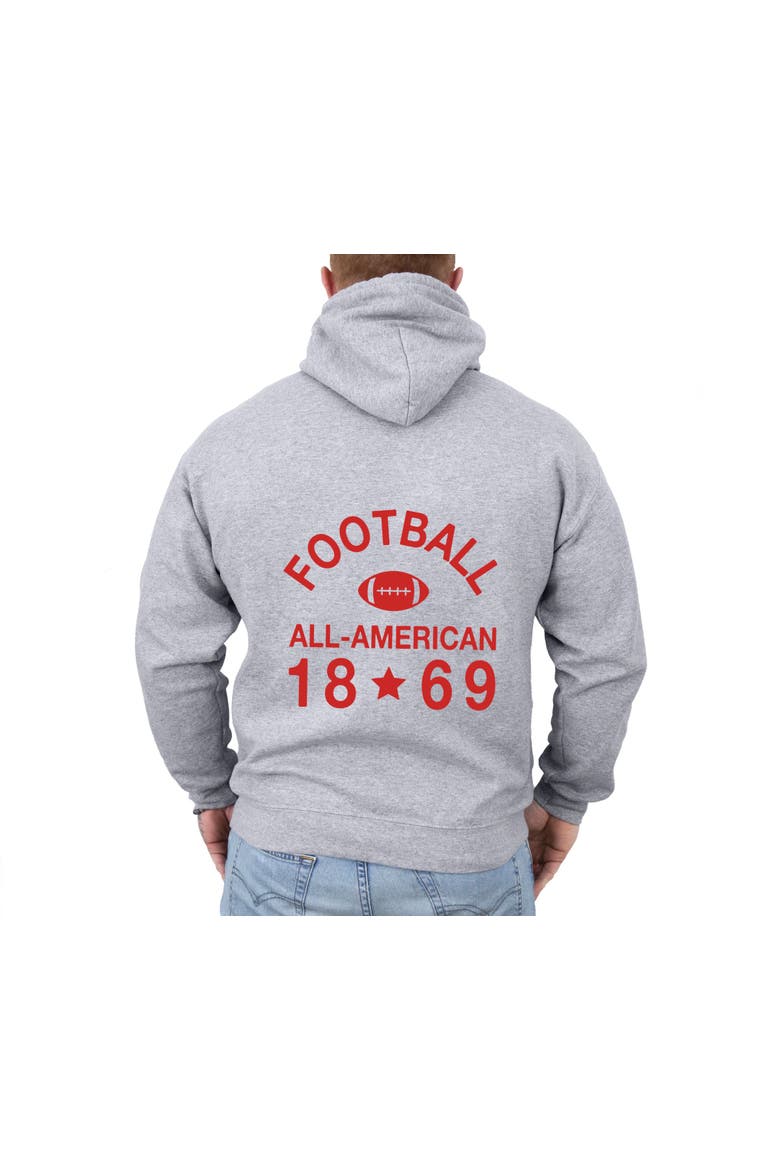 All-American Football Hoodie, Alternate, color, Graphite