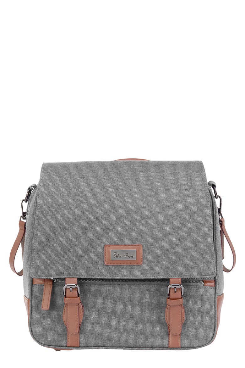 Wave Diaper Changing Bag, Main, color, ZINC
