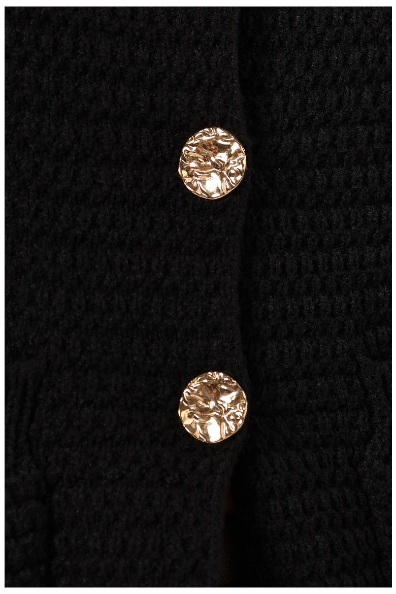 Blair Button-Up Sweater Vest, Alternate, color, BLACK