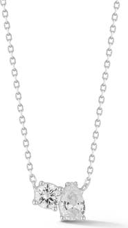 GLAZE JEWELRY Cubic Zirconia Frontal Necklace