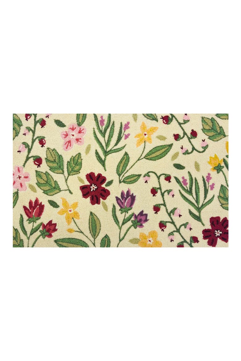 Luna Spring Garden Doormat, Main, color, BEIGE MULTI