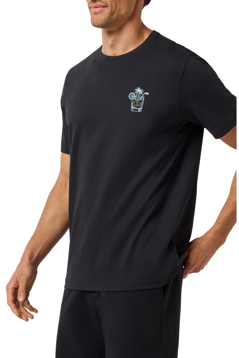 Beverage Cart Graphic T-Shirt, Alternate, color, BLACK