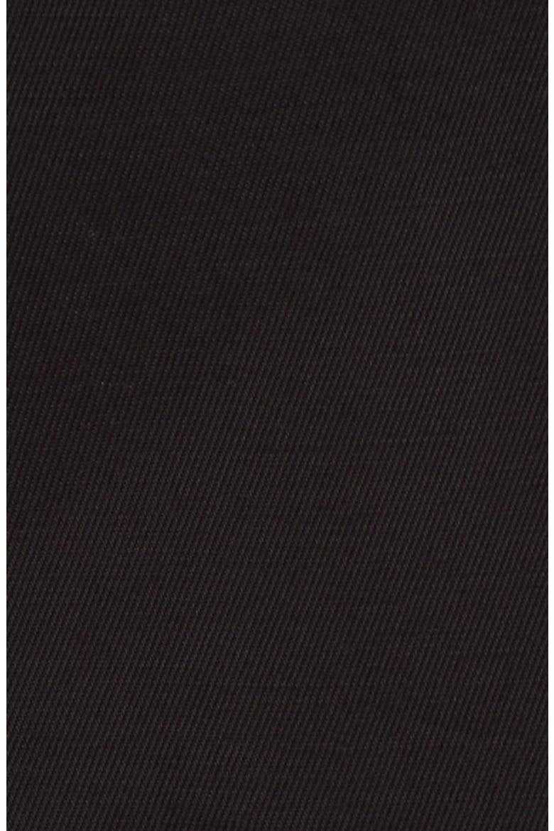 Alexa One-Button Twill Jacket, Alternate, color, BLACK