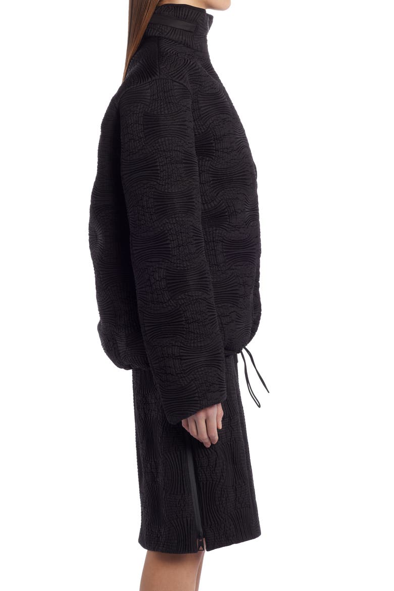 Crosshatch Nylon Puffer Jacket, Alternate, color, FONDANT