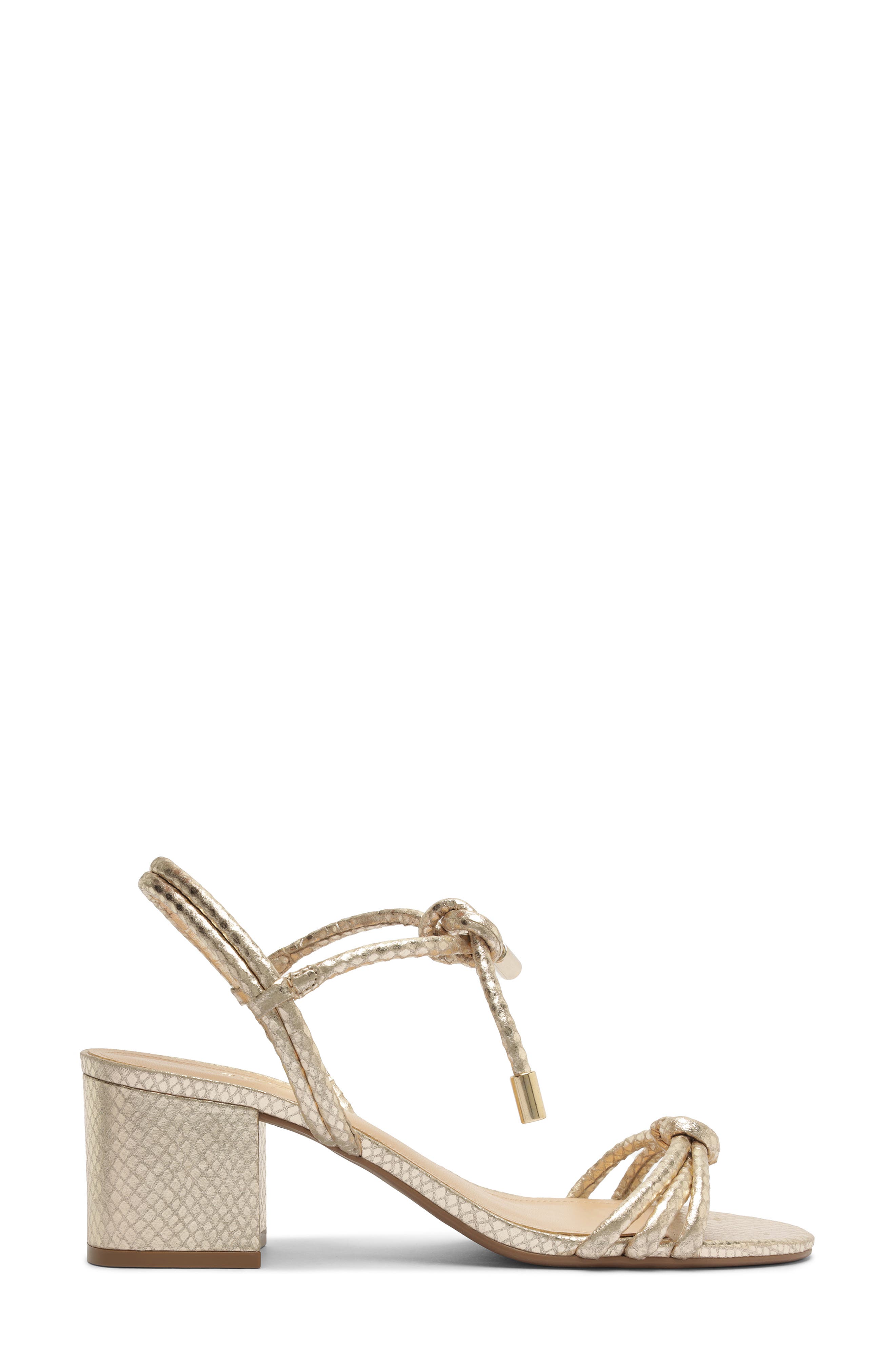 Camila Mid Ankle Tie Sandal, Alternate, color, PLATINO
