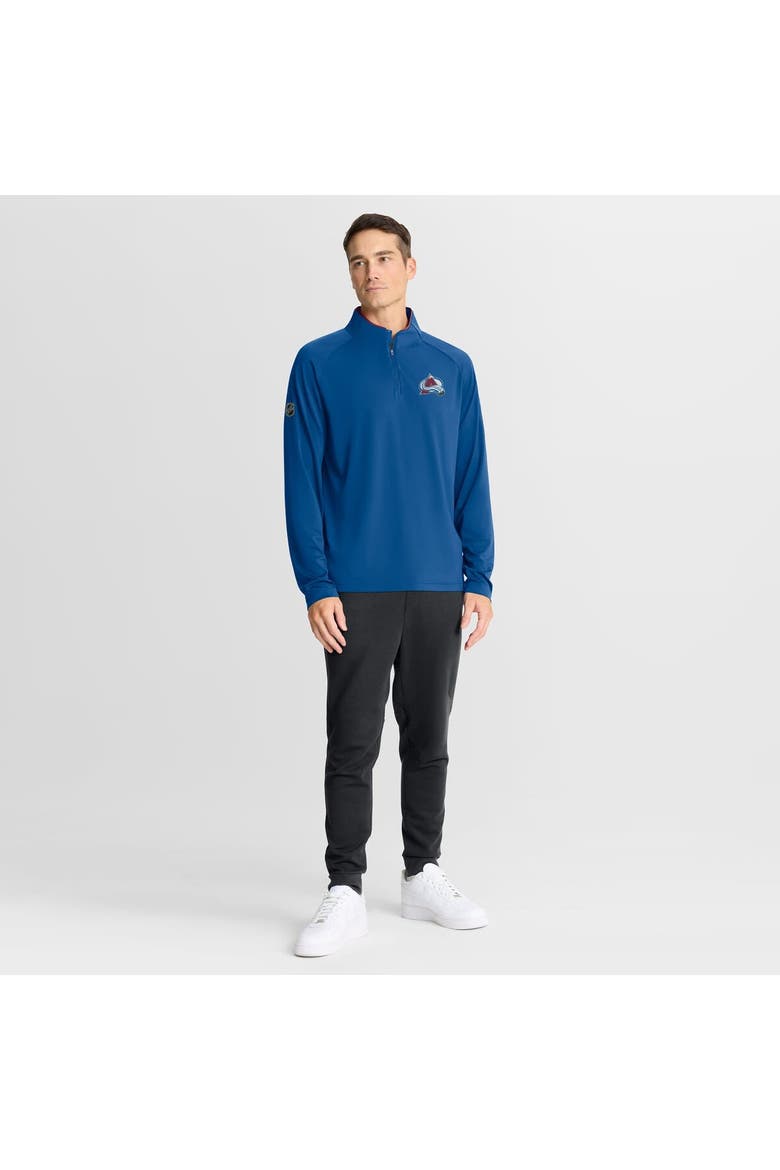 Men's Fanatics Blue Colorado Avalanche Authentic Pro Rink Training Quarter-Zip Pullover, Alternate, color, Blue