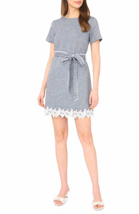 Lace Trim A-Line Minidress