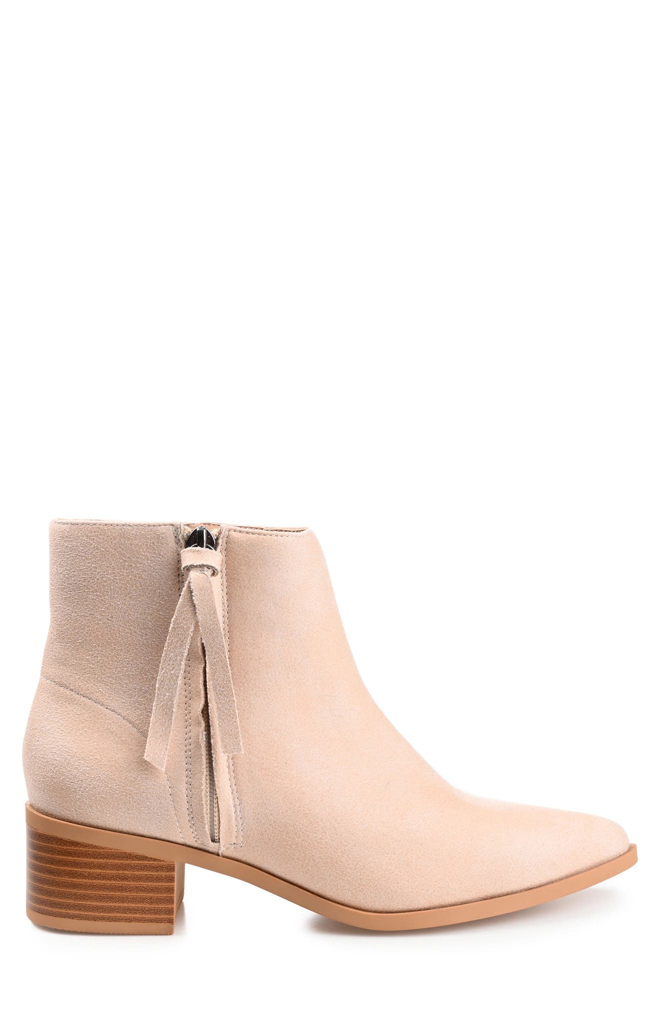 Journee Collection Comfort Foam Sadiya Bootie, Alternate, color, Off White
