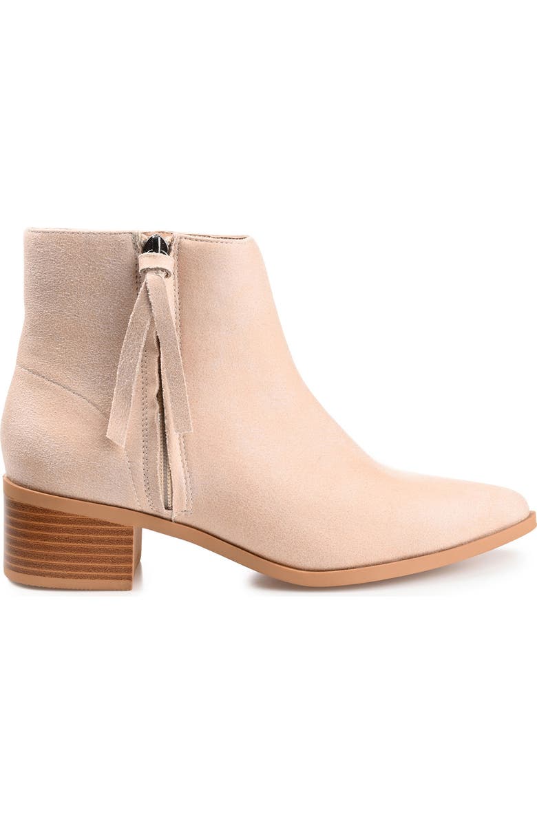 Journee Collection Comfort Foam Sadiya Bootie, Alternate, color, Off White