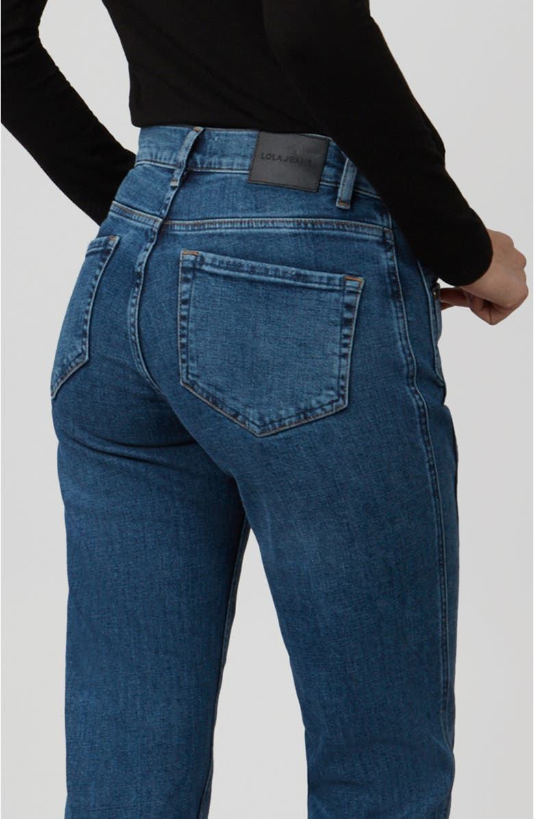 Lola Jeans Jasper Mid Rise Straight Jeans, Alternate, color, 