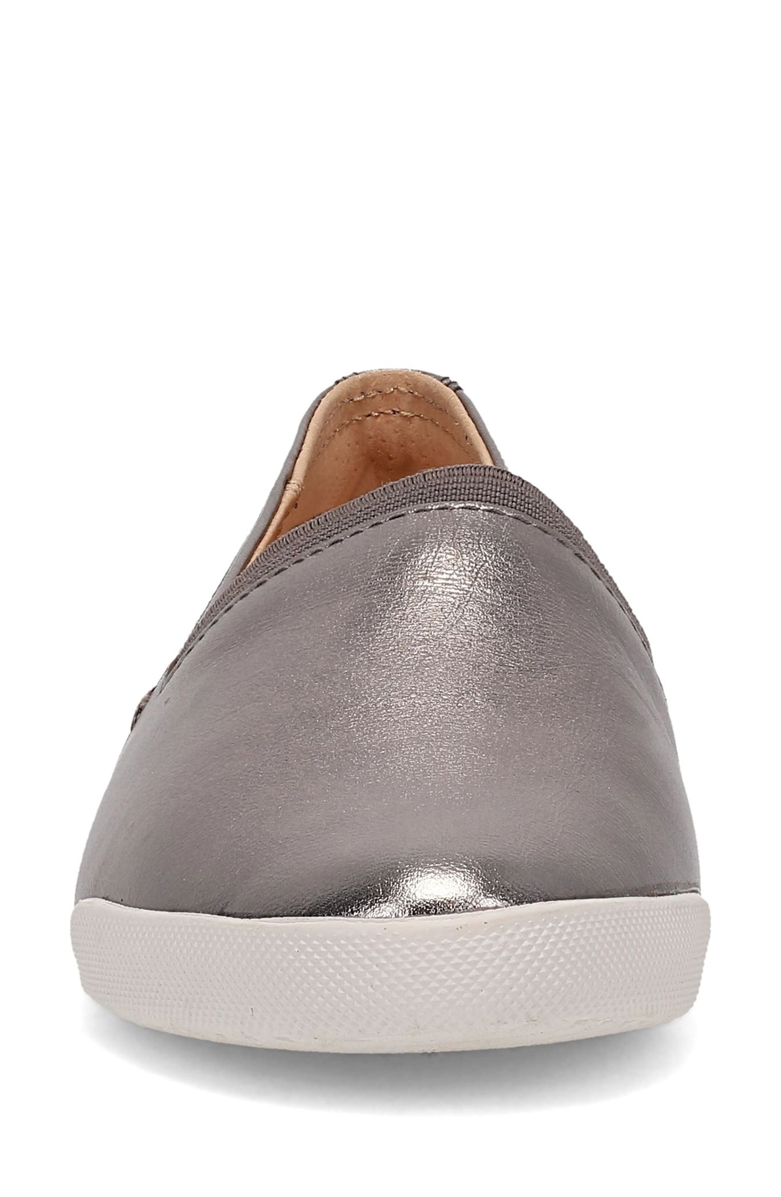 Frye Melissa Loafer, Alternate, color, Dark Pewter - Lunar Metallic