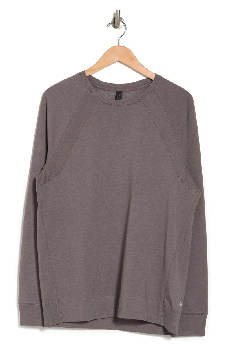 Z by Zella Ascend Fleece Pullover Sweatshirt, Alternate, color, 