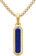 David Yurman Streamline® Inlay Amulet in 18K Yellow Gold, 30.7mm