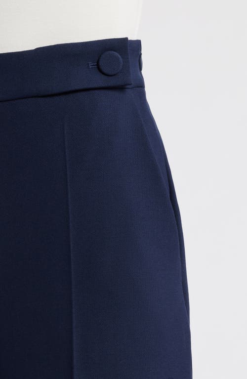 Hugo Boss Boss Tupita Straight Leg Pants In Clean Navy