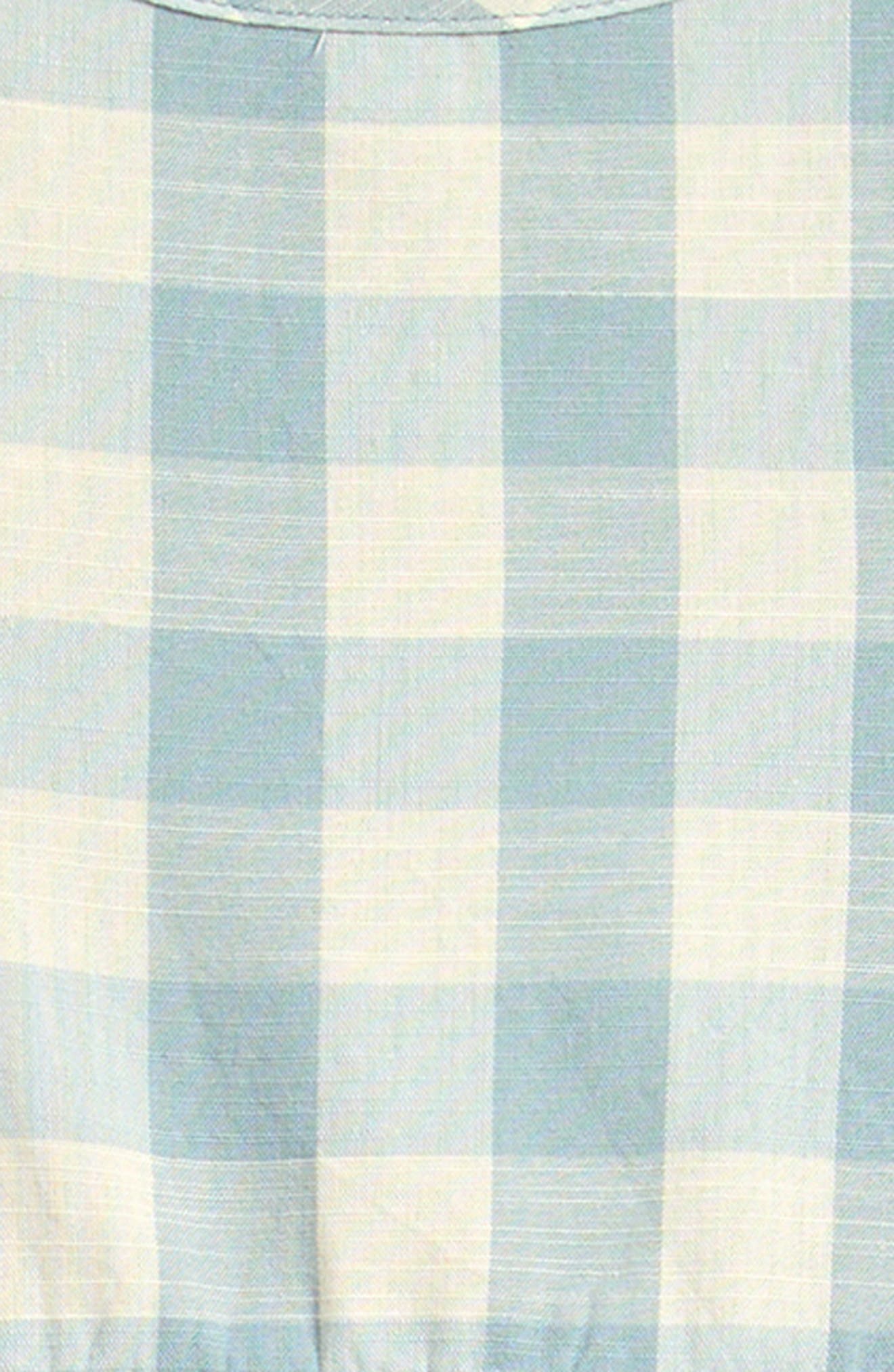 Pehr Kids' Checkmate Flutter Sleeve Organic Cotton Dress (Women ...
