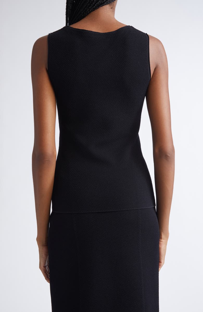 ST. JOHN Venezia Knit Tank, Alternate, color, Bk00 Black