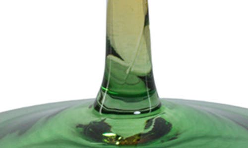 Zodax Sachi Set Of 4 Martini Glasses In Green