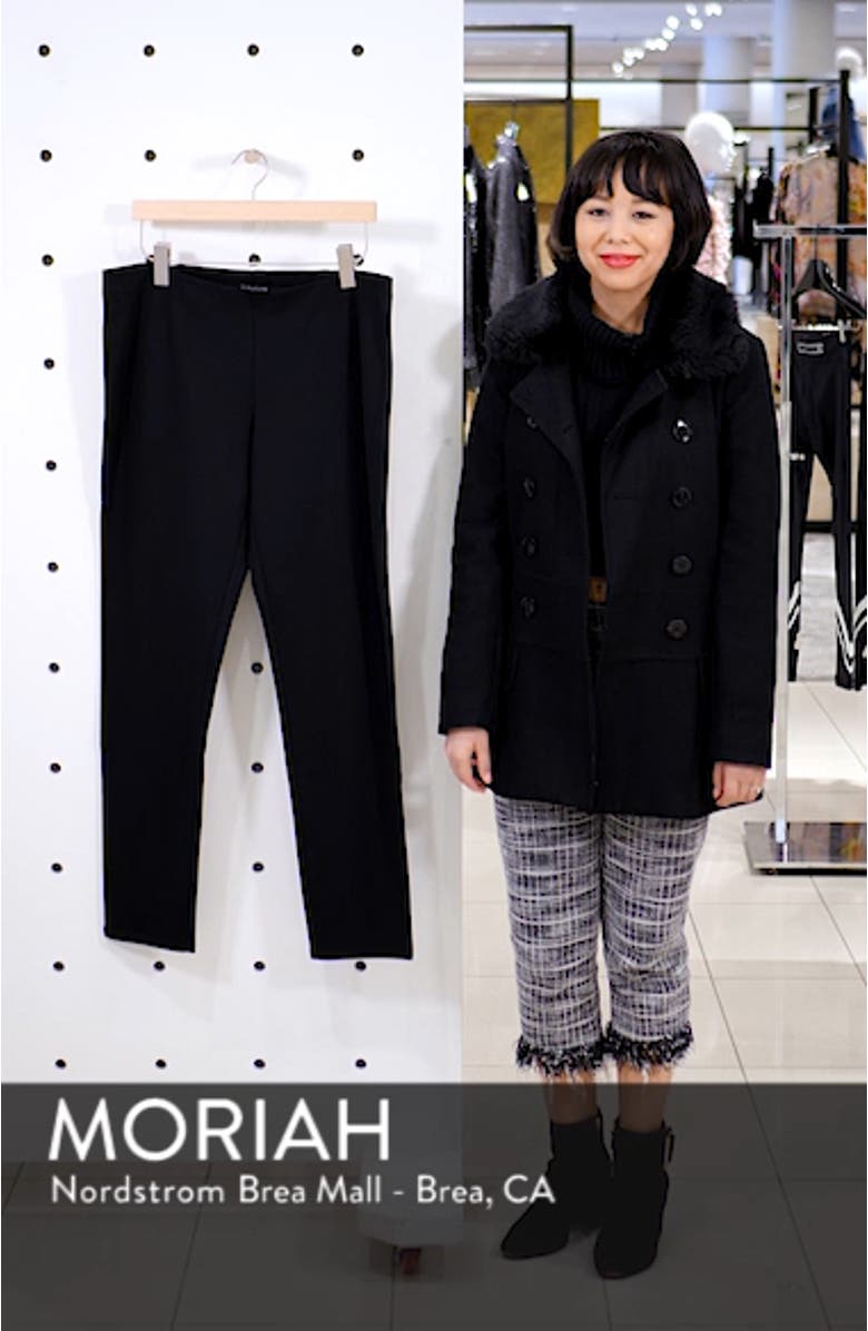 Slim Ponte Knit Pants, sales video thumbnail