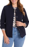 NIC+ZOE Knit Bomber Jacket