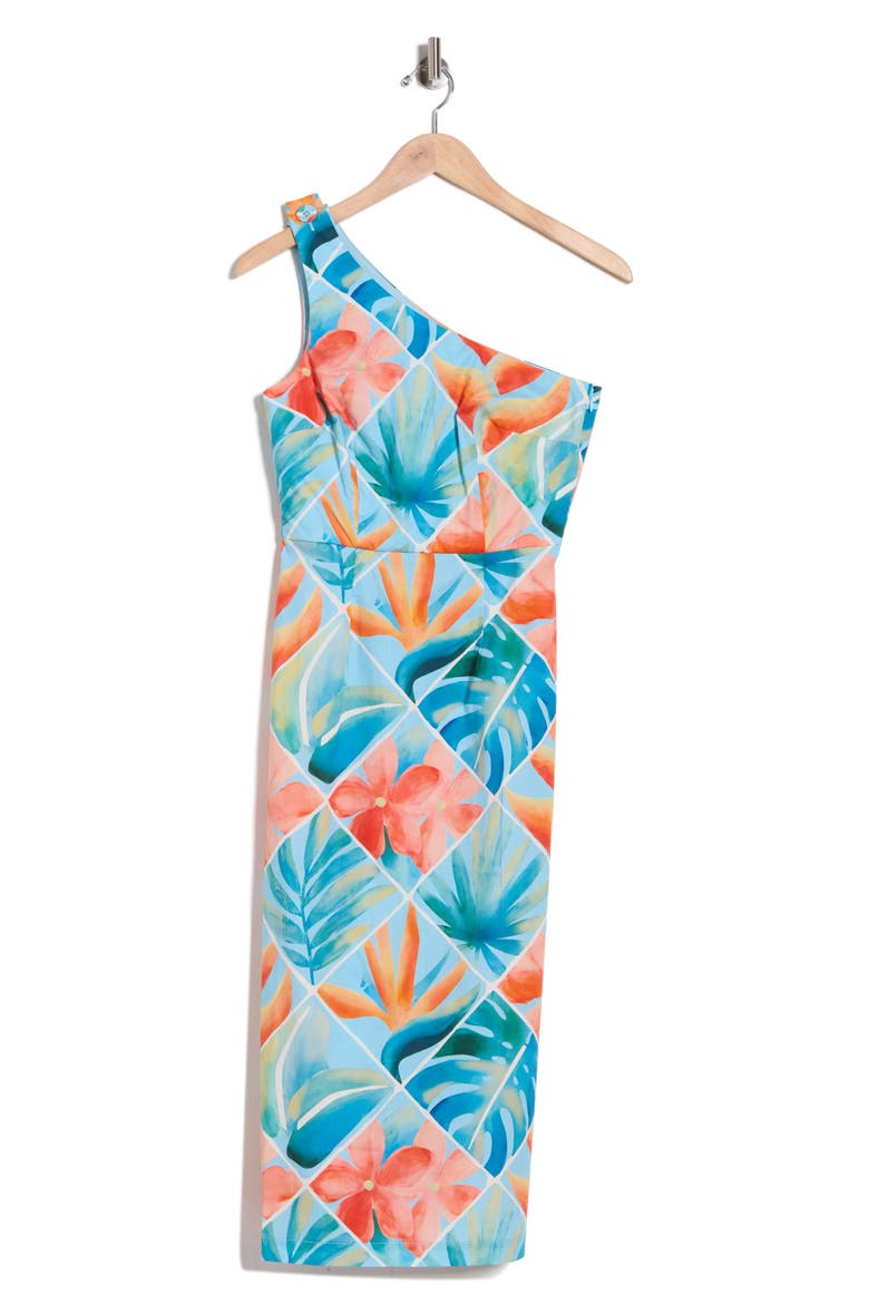 Picturesque Misa Dress, Alternate, color, BLUE FROST