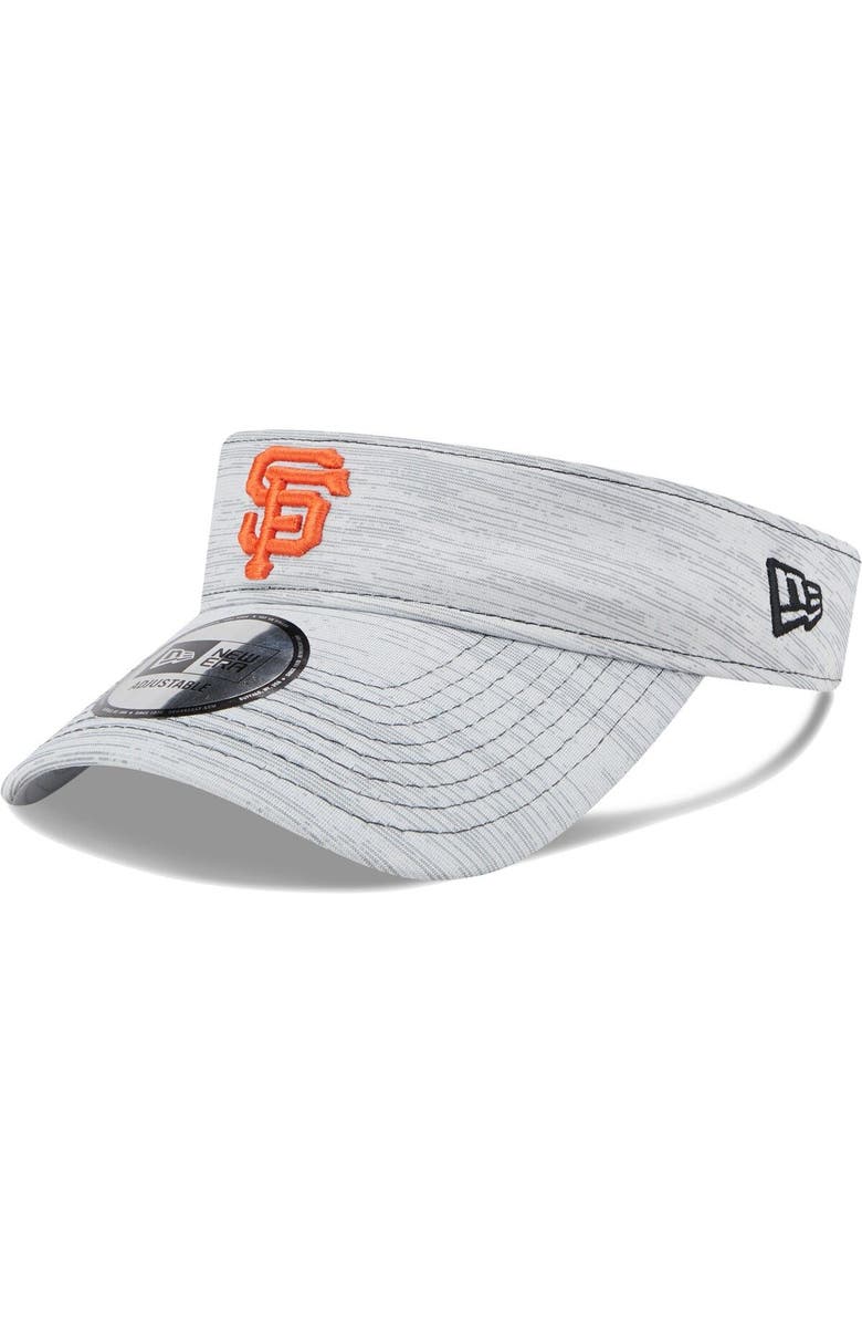 New Era Men's New Era Gray San Francisco Giants Adjustable Visor, Main, color, Gray
