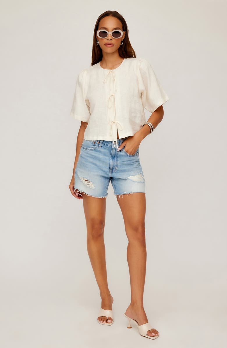 FIFTEEN TWENTY Nadine Bow Detail Top, Alternate, color,