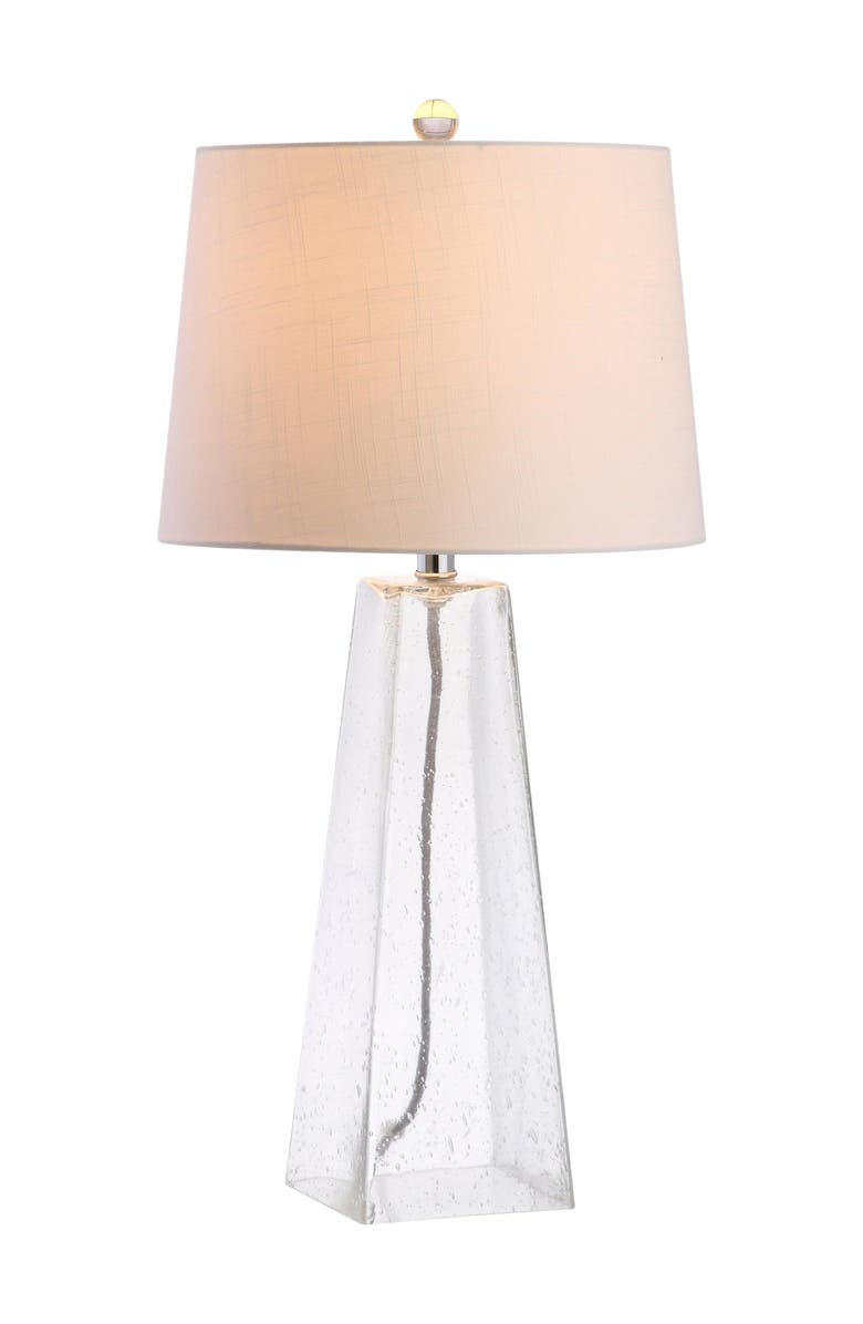 JONATHAN Y Dylan 28.5" Glass LED Table Lamp, Clear, Main, color, Clear