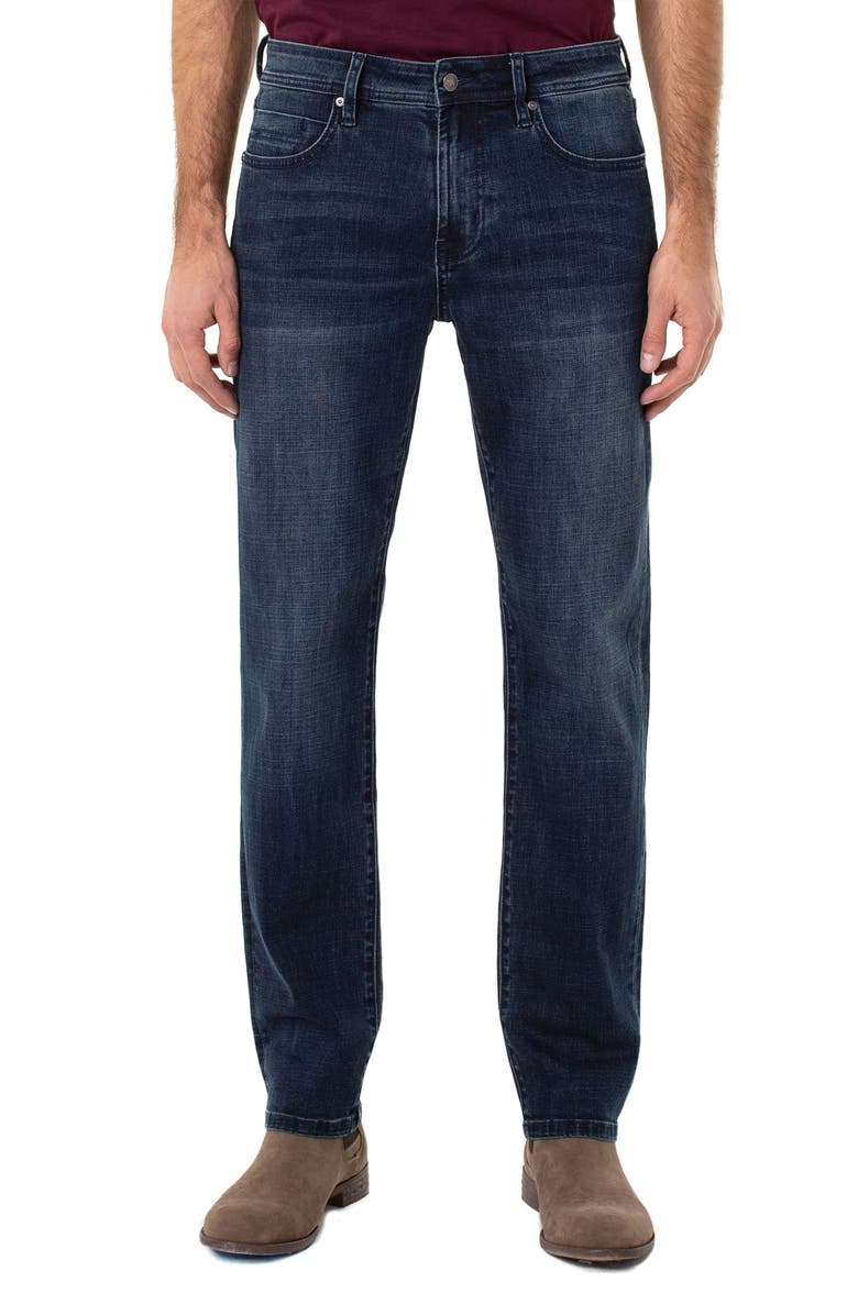 Liverpool Regent CoolMax<sup>®</sup> Relaxed Straight Leg Jeans, Main, color, Palo Alto Dk