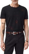 John Varvatos Raw Edge Graphic T-Shirt
