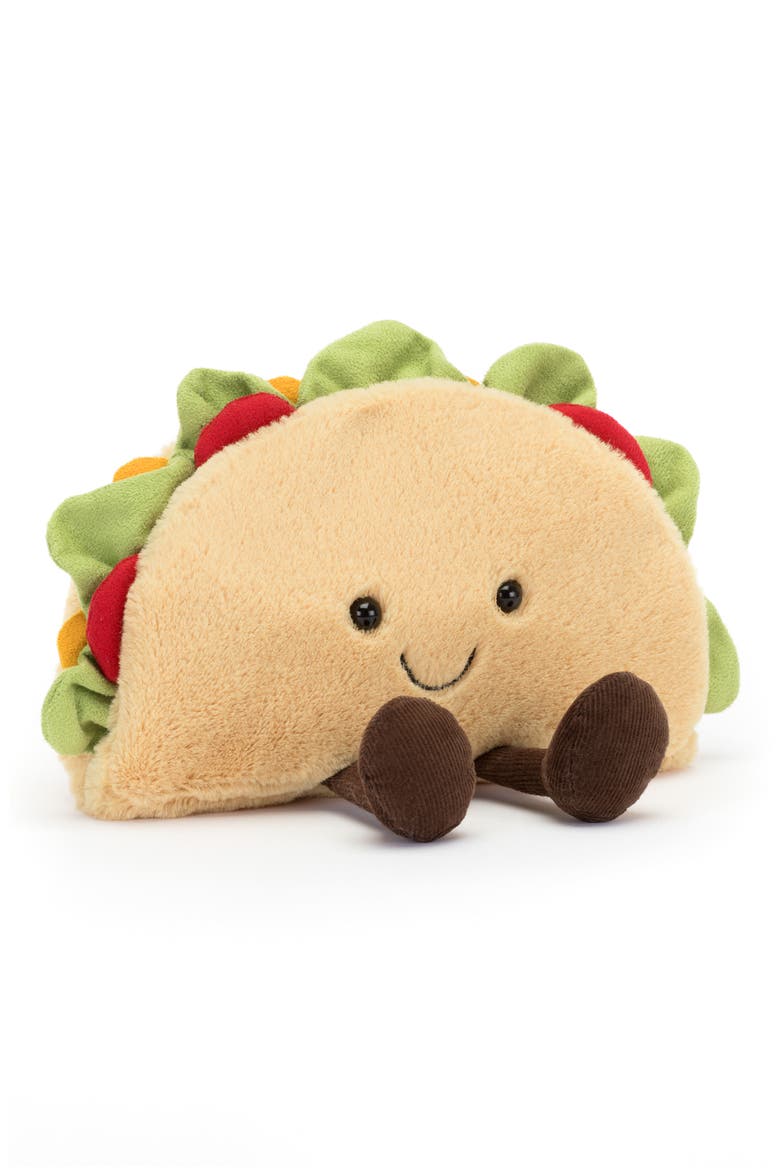 Amusable Taco Stuffed Toy, Main, color, MULTI