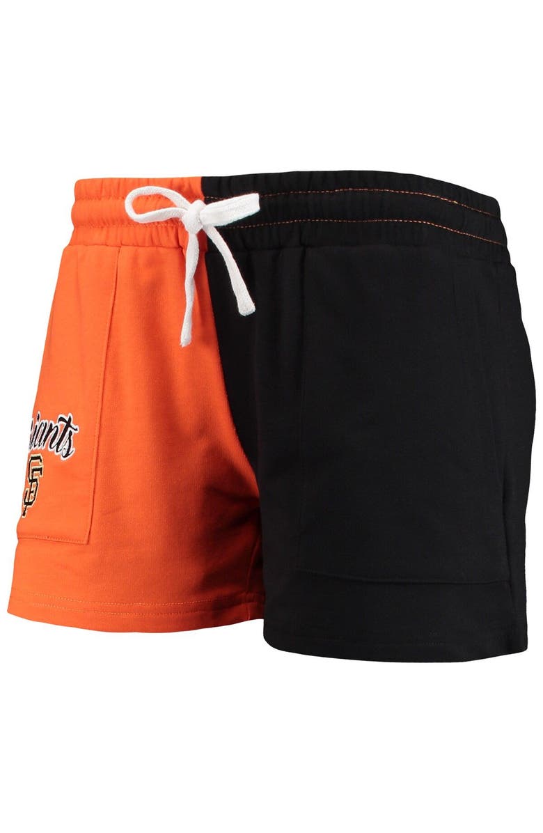 FOCO Women's FOCO Orange/Black San Francisco Giants Color-Block Pullover Hoodie & Shorts Lounge Set, Alternate, color, Orange