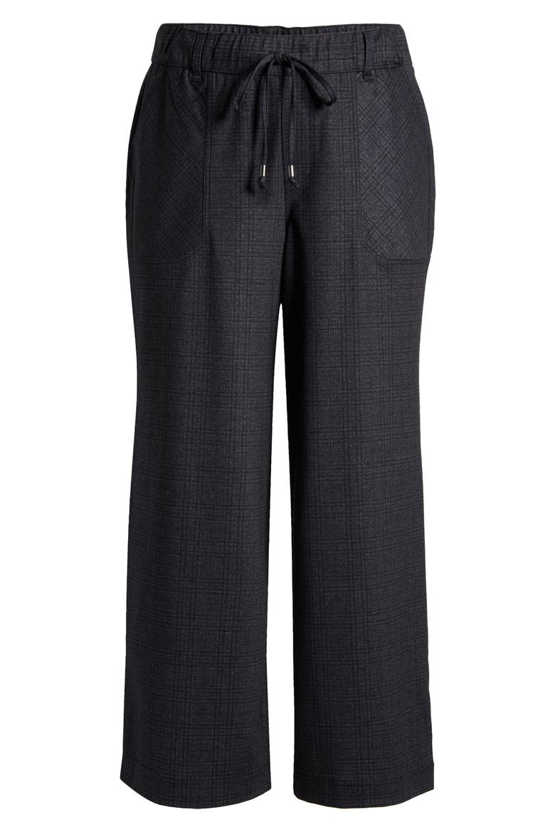 Leisure Drawstring Knit Pants, Alternate, color, NAVY CHARCOAL