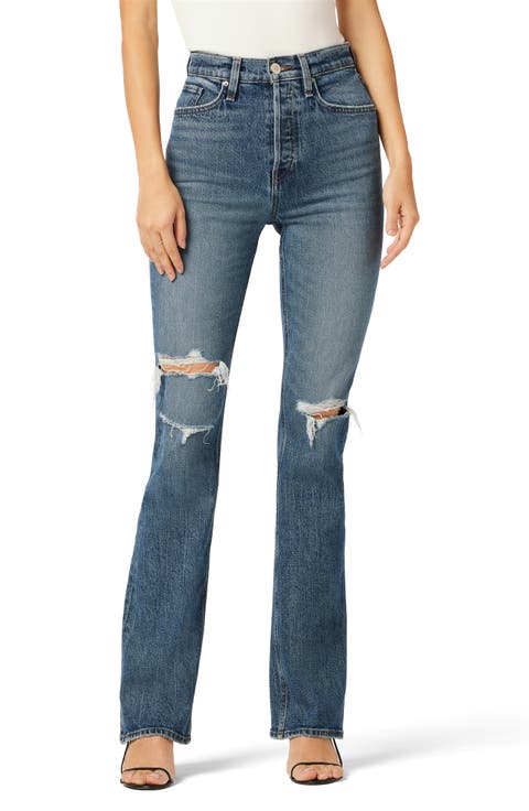 Faye Ultrahigh Waist Bootcut Jeans (Canyon)