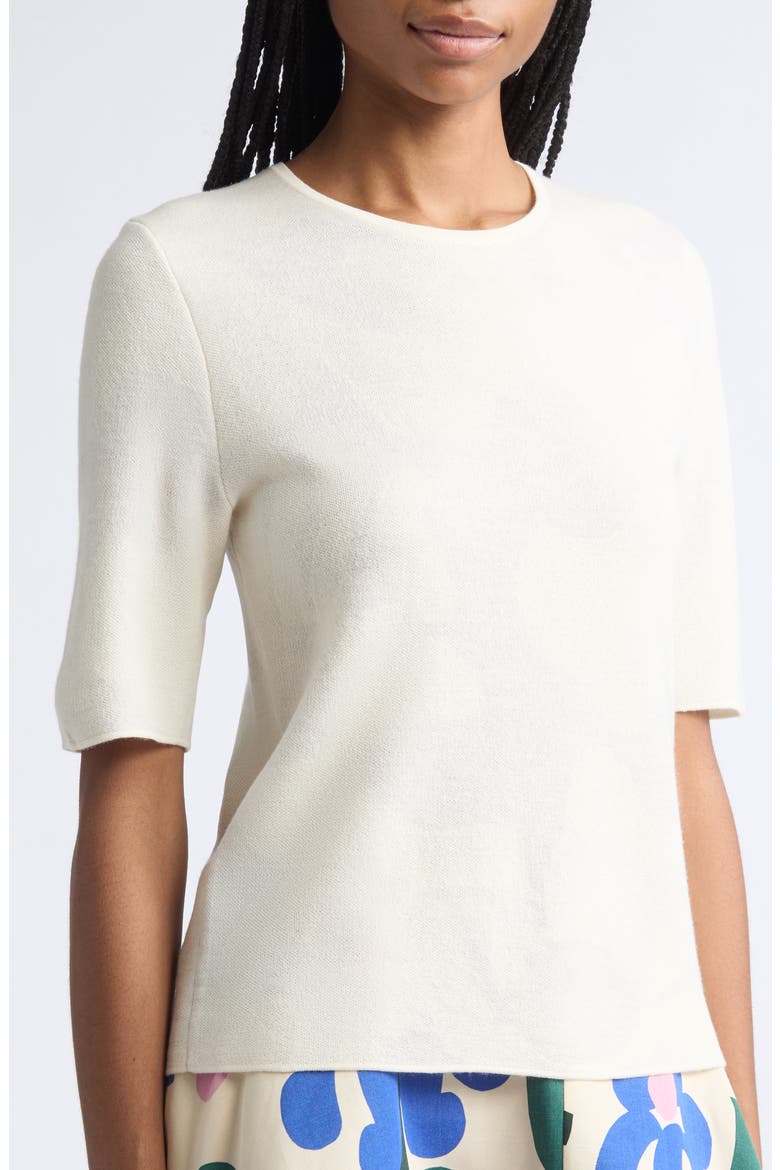 Kehys Lossi Jacquard Sweater, Alternate, color, WHITE