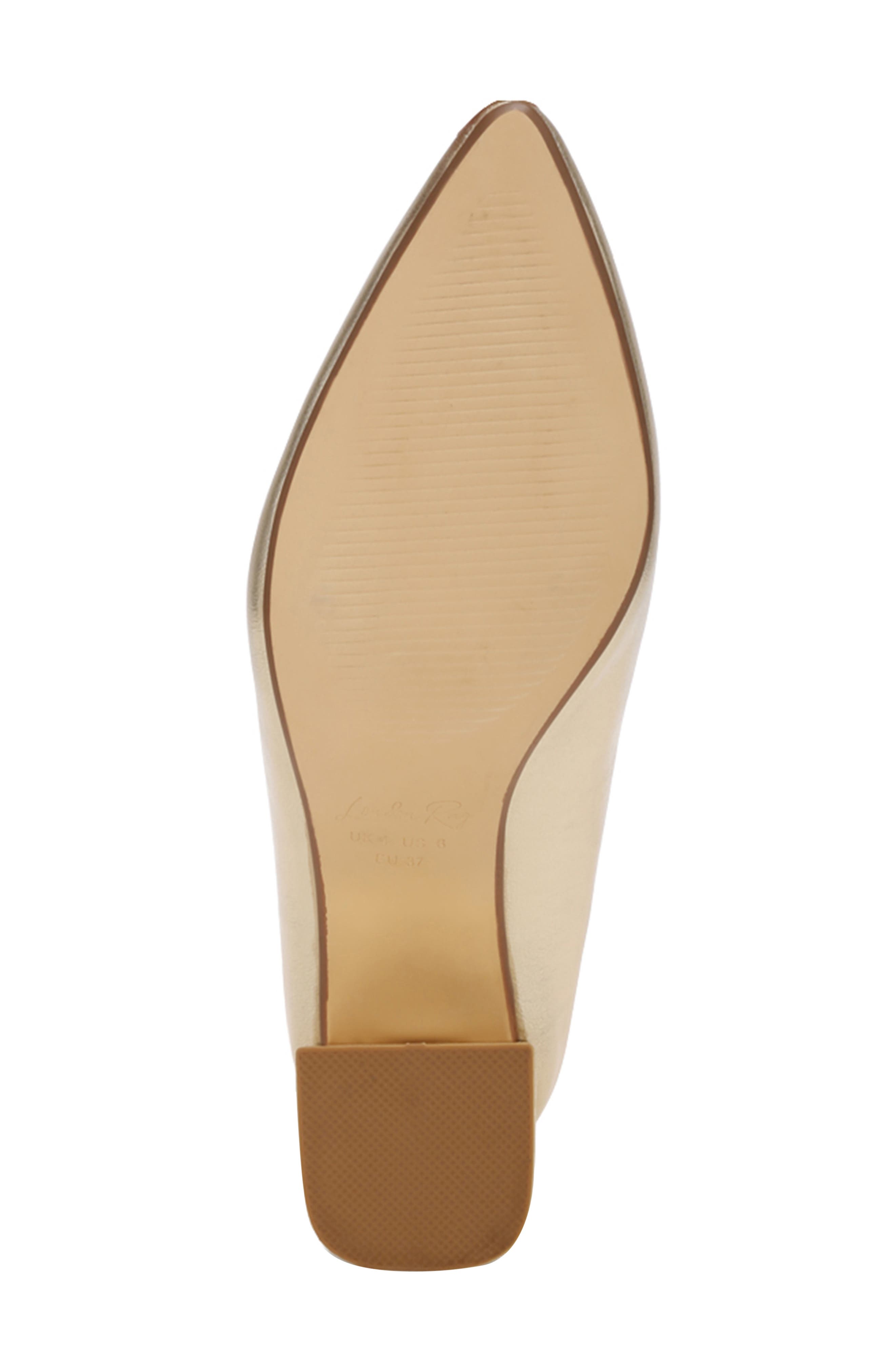 Cosma Block Heel Pump, Alternate, color, GOLD METALIC