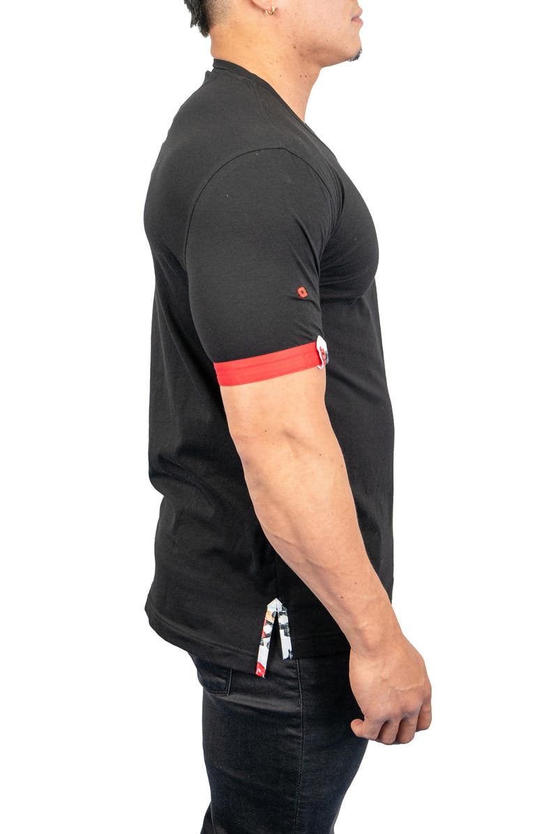 Maceoo Vivaldi Solid Dog V-Neck T-Shirt, Alternate, color, Black